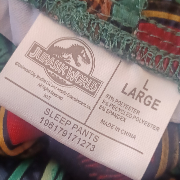 JURASIC MEN'S SLEEP PANT - Picture 2 of 7